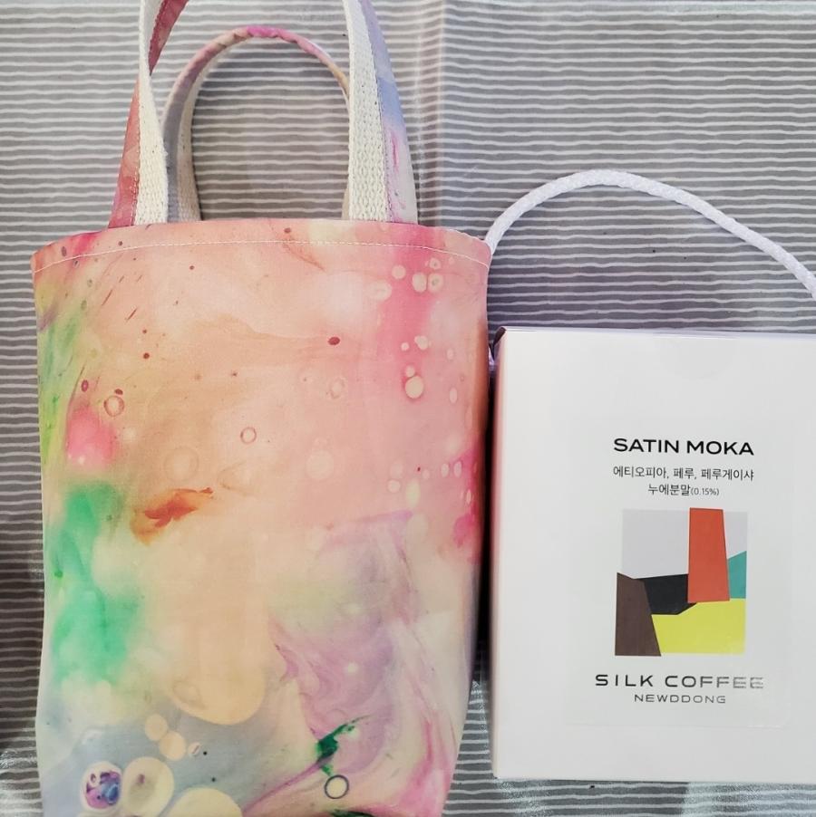 SATIN MOKA 에티오피아, 페루, 페루 게이샤 누에 분말(0.15%) SILK COFFEE NEWDDONG